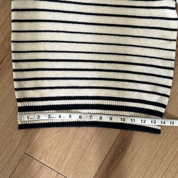 NWT - rag & bone Pierce Stripe Cashmere Turtleneck Sweater size Smalll - Picture 9 of 9